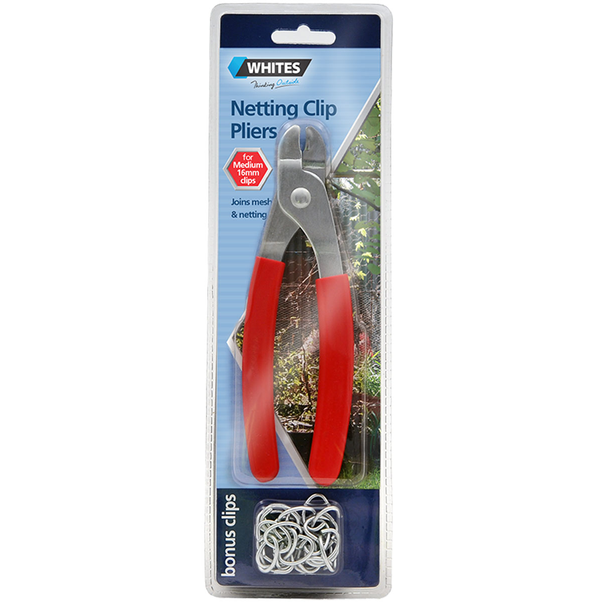 12405 netting clip pliers red handle