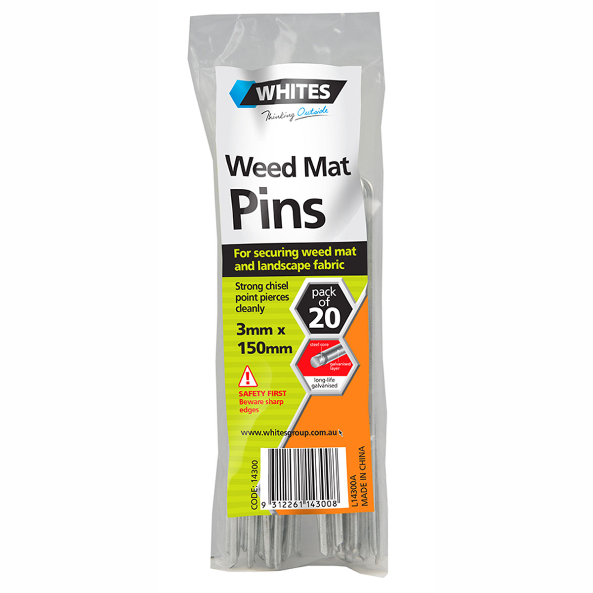 14300 weed mat pins