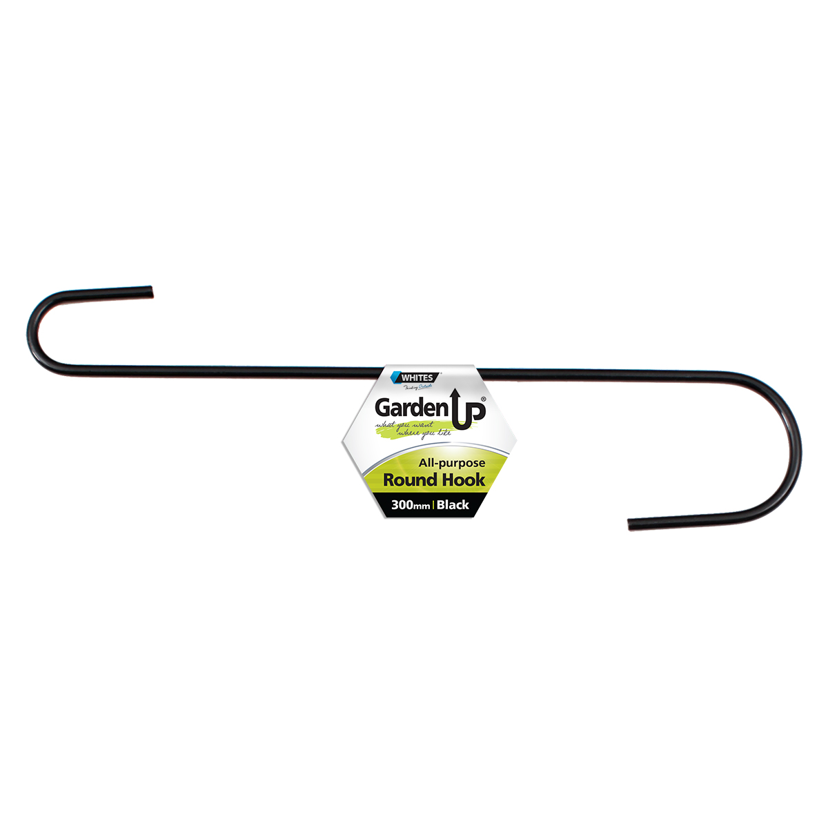 18145 All Purpose Hook Round 300mm Black WTO